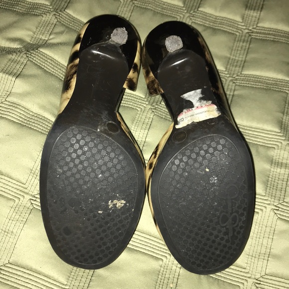 Jessica Simpson animal print heels - Picture 5 of 5